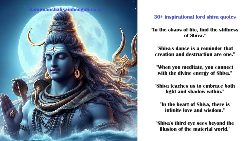 Lord shiva Quotes