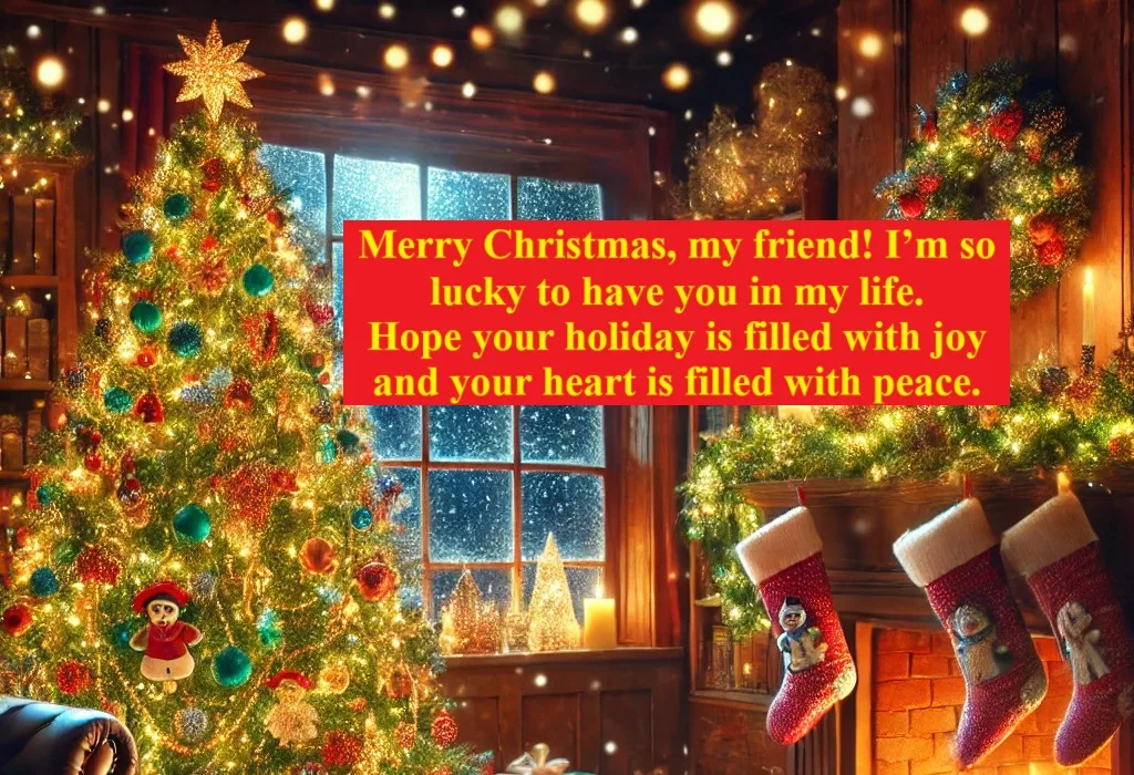 friends Christmas wishes